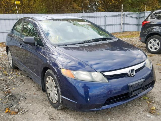 2HGFA16386H006262 - 2006 HONDA CIVIC DX V BLUE photo 1