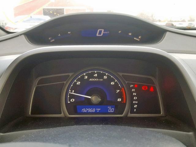 2HGFA16386H006262 - 2006 HONDA CIVIC DX V BLUE photo 8