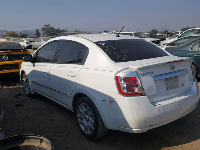 3N1AB6AP6BL731473 - 2011 NISSAN SENTRA 2.0 WHITE photo 3