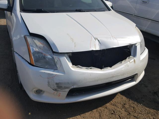 3N1AB6AP6BL731473 - 2011 NISSAN SENTRA 2.0 WHITE photo 9