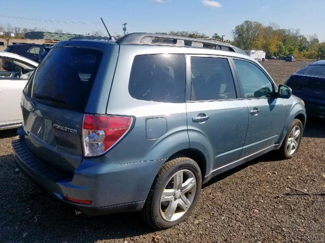 JF2SH63639H786266 - 2009 SUBARU FORESTER 2 GREEN photo 4