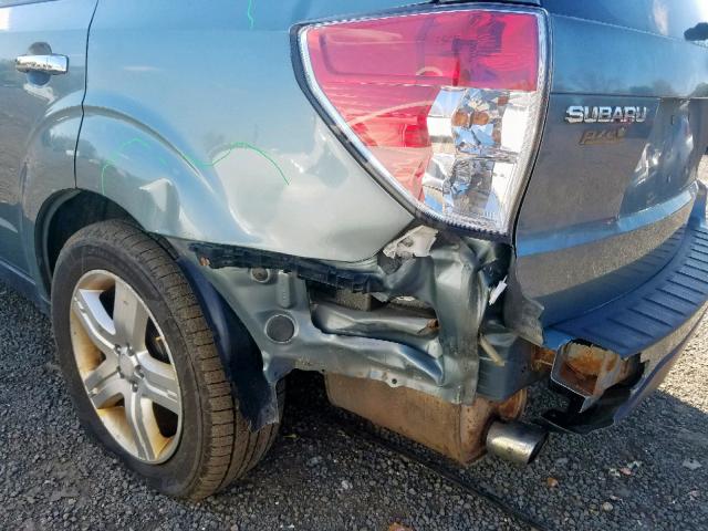 JF2SH63639H786266 - 2009 SUBARU FORESTER 2 GREEN photo 9