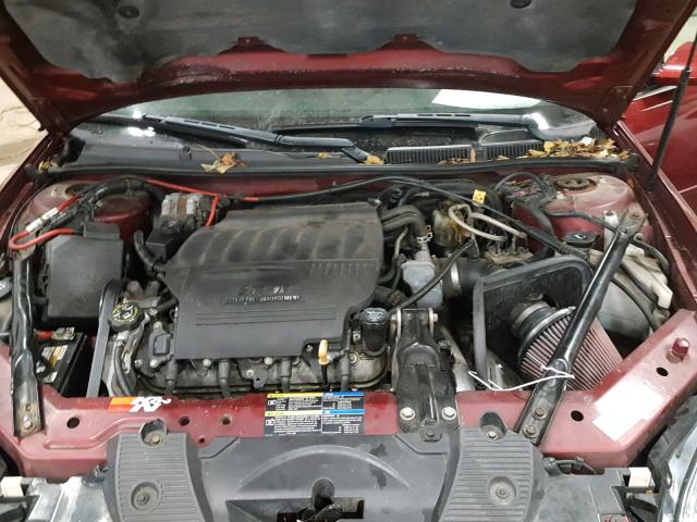 2G1WD58C679167563 - 2007 CHEVROLET IMPALA SUP RED photo 7