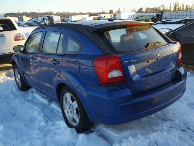 1B3HB48A19D198094 - 2009 DODGE CALIBER SX BLUE photo 3