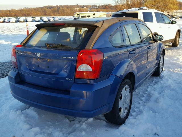 1B3HB48A19D198094 - 2009 DODGE CALIBER SX BLUE photo 4