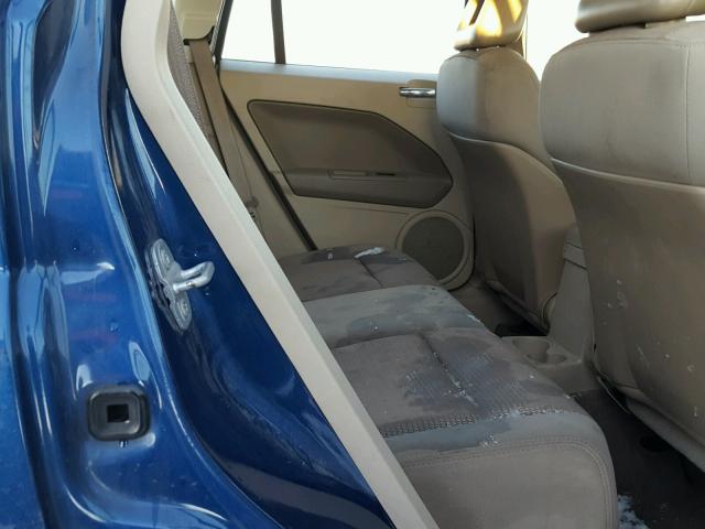 1B3HB48A19D198094 - 2009 DODGE CALIBER SX BLUE photo 6