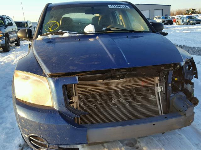 1B3HB48A19D198094 - 2009 DODGE CALIBER SX BLUE photo 9