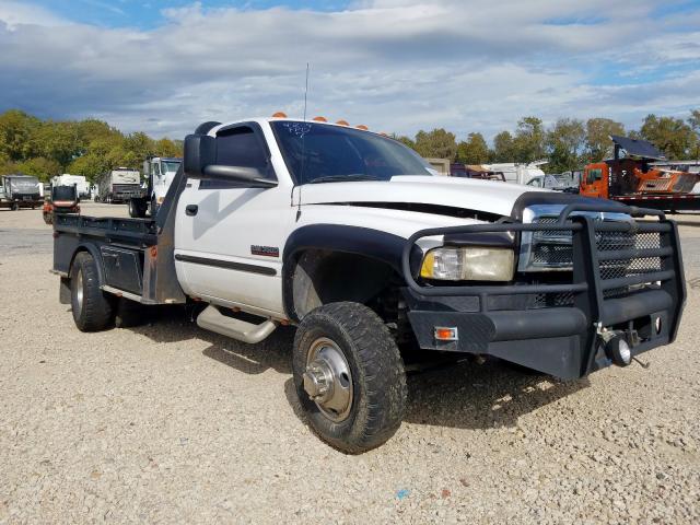 3B6MC366X1M244599 - 2001 DODGE RAM 3500 WHITE photo 2