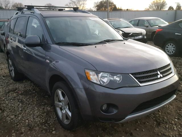 JA4MT41X98Z011950 - 2008 MITSUBISHI OUTLANDER GRAY photo 1