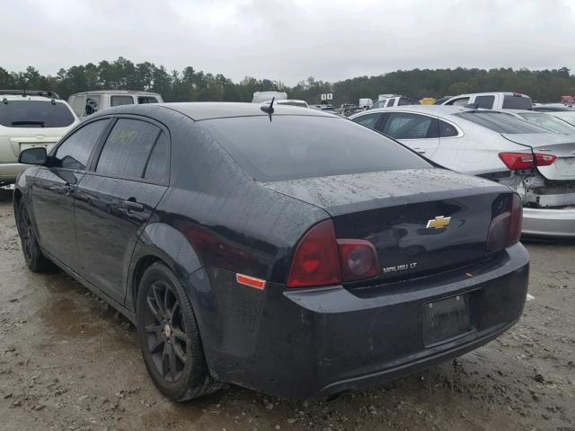 1G1ZC5E18BF281213 - 2011 CHEVROLET MALIBU 1LT BLACK photo 3