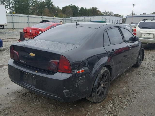1G1ZC5E18BF281213 - 2011 CHEVROLET MALIBU 1LT BLACK photo 4