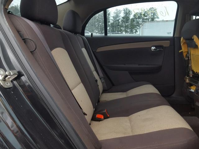 1G1ZC5E18BF281213 - 2011 CHEVROLET MALIBU 1LT BLACK photo 6