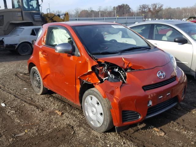 JTNJJXB06EJ030396 - 2014 TOYOTA SCION IQ ORANGE photo 1