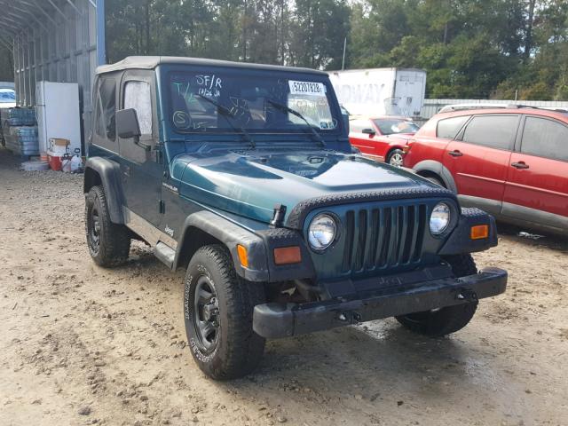 1J4FY29P7VP471098 - 1997 JEEP WRANGLER / GREEN photo 1