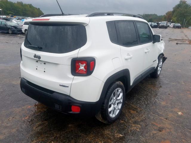 ZACCJABB0HPG46093 - 2017 JEEP RENEGADE L WHITE photo 4