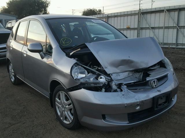 JHMGD38427S041075 - 2007 HONDA FIT SILVER photo 1