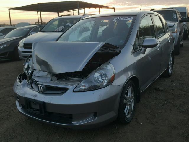 JHMGD38427S041075 - 2007 HONDA FIT SILVER photo 2