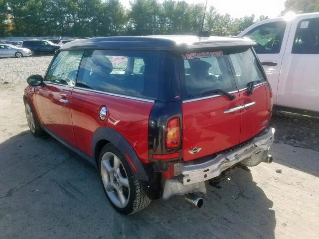 WMWMM3C55ATP94067 - 2010 MINI COOPER S C RED photo 3