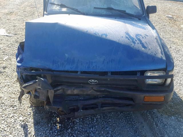 JT4RN81AXR5196088 - 1994 TOYOTA PICKUP 1/2 BLUE photo 7