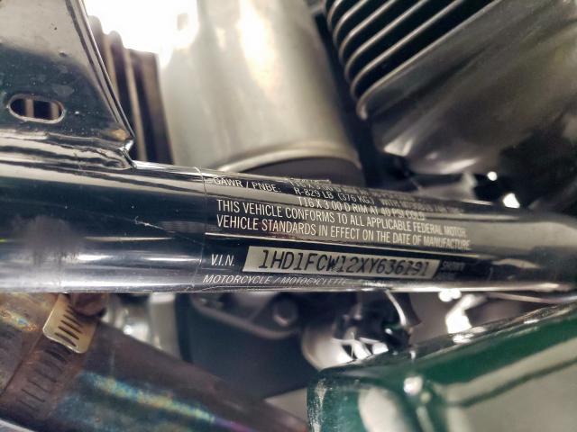 1HD1FCW12XY636191 - 1999 HARLEY-DAVIDSON FLHTCUI GREEN photo 10
