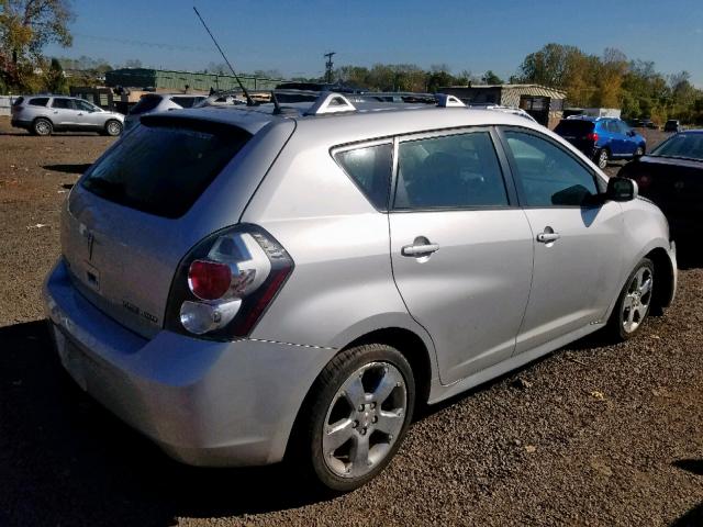 5Y2SM67079Z426606 - 2009 PONTIAC VIBE SILVER photo 4