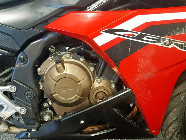 MLHPC4462H5401007 - 2017 HONDA CBR500 R RED photo 5