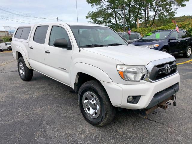 3TMLU4EN1DM130191 - 2013 TOYOTA TACOMA DOU WHITE photo 1