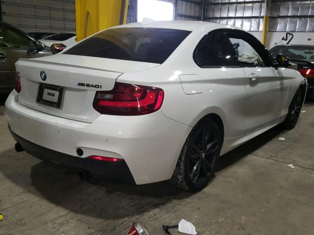 WBA2G3C3XH7A25437 - 2017 BMW M240XI WHITE photo 4