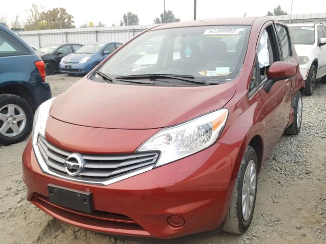 3N1CE2CP6GL387141 - 2016 NISSAN VERSA NOTE RED photo 2