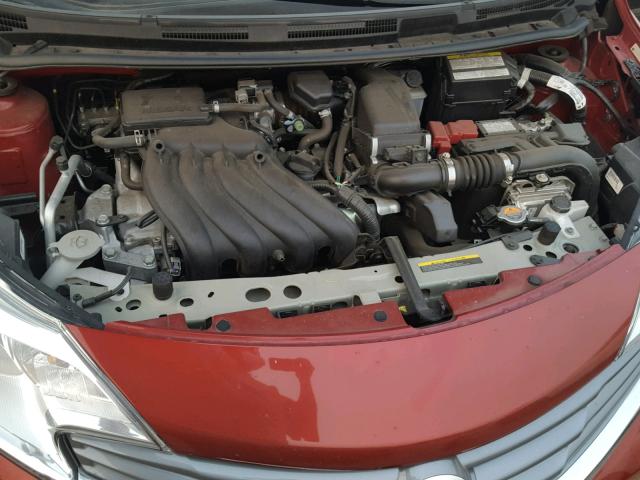 3N1CE2CP6GL387141 - 2016 NISSAN VERSA NOTE RED photo 7