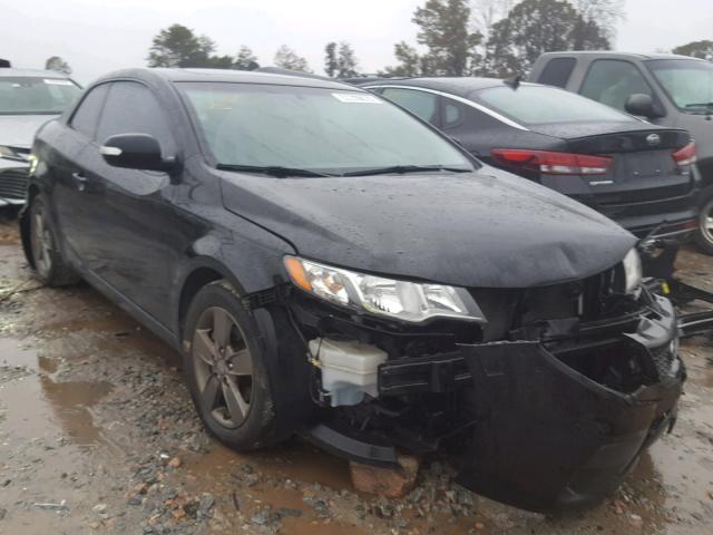 KNAFU6A26A5111817 - 2010 KIA FORTE EX BLACK photo 1