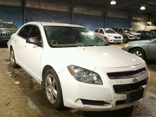 1G1ZB5EB5AF124152 - 2010 CHEVROLET MALIBU LS WHITE photo 1