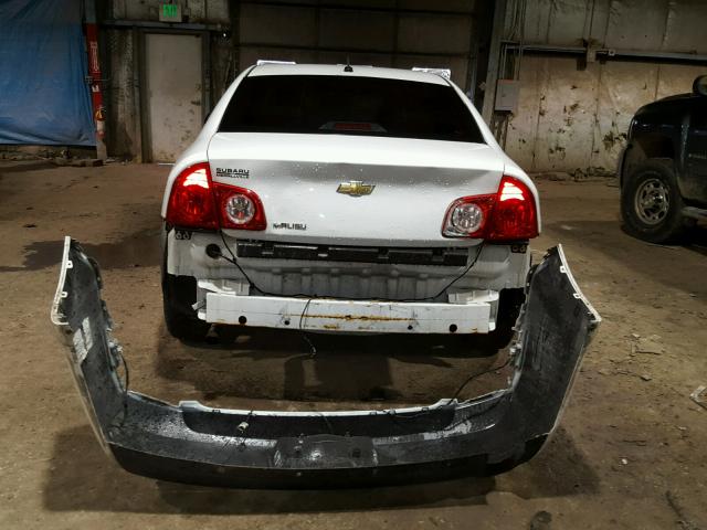 1G1ZB5EB5AF124152 - 2010 CHEVROLET MALIBU LS WHITE photo 9