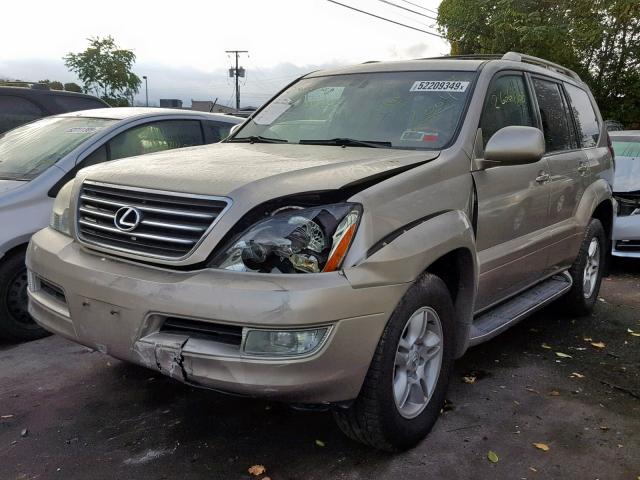 JTJBT20X540025911 - 2004 LEXUS GX 470 GOLD photo 2