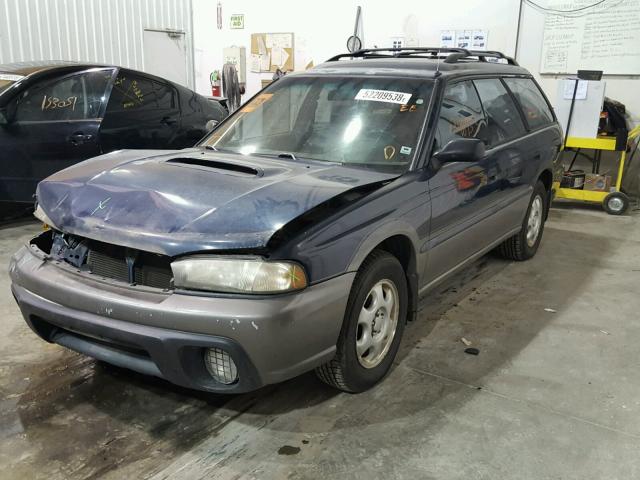 4S3BG6854V6622774 - 1997 SUBARU LEGACY OUT BLUE photo 2