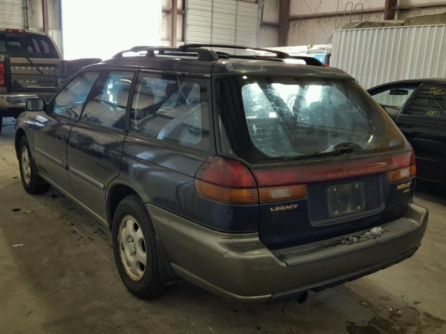 4S3BG6854V6622774 - 1997 SUBARU LEGACY OUT BLUE photo 3