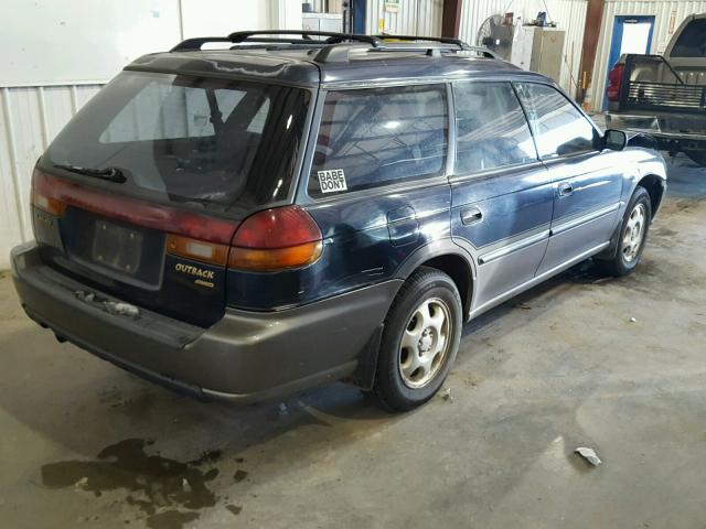 4S3BG6854V6622774 - 1997 SUBARU LEGACY OUT BLUE photo 4