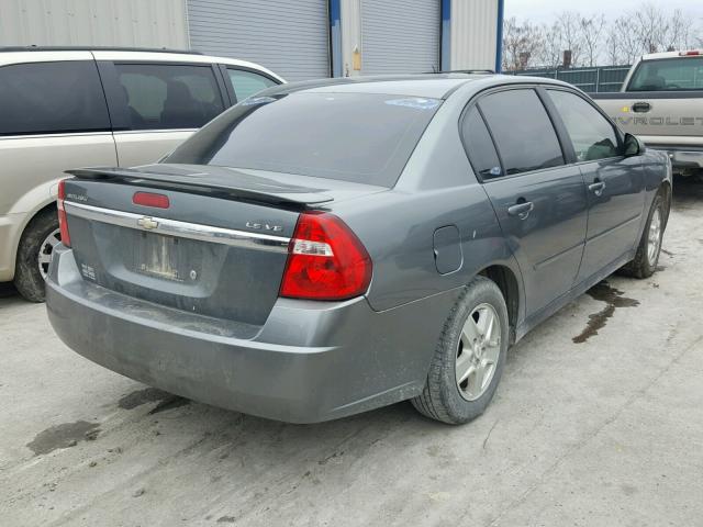 1G1ZT52815F316308 - 2005 CHEVROLET MALIBU LS GRAY photo 4