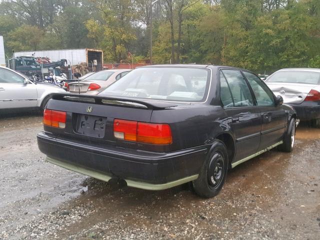 1HGCB7677NA116559 - 1992 HONDA ACCORD EX BLACK photo 4