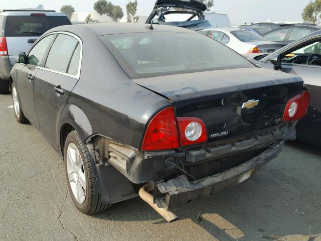 1G1ZG57B49F252845 - 2009 CHEVROLET MALIBU LS BLACK photo 3