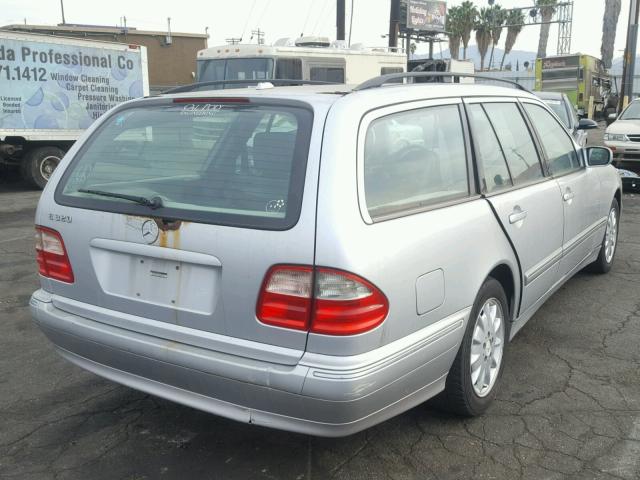 WDBJH65J11B348606 - 2001 MERCEDES-BENZ E 320 SILVER photo 4