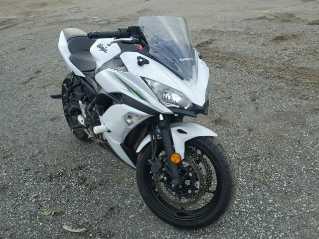 JKAEXEJ13HDA00436 - 2017 KAWASAKI EX650 J WHITE photo 1