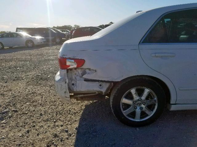 1HGCM66505A034062 - 2005 HONDA ACCORD EX WHITE photo 9