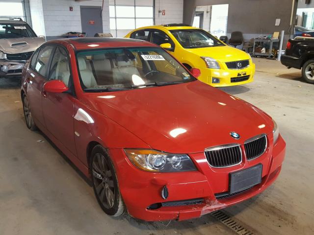 WBAVB17506NK34736 - 2006 BMW 325 I AUTO RED photo 1