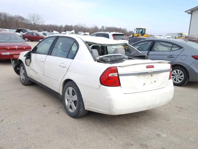 1G1ZS58N07F146560 - 2007 CHEVROLET MALIBU LS WHITE photo 3