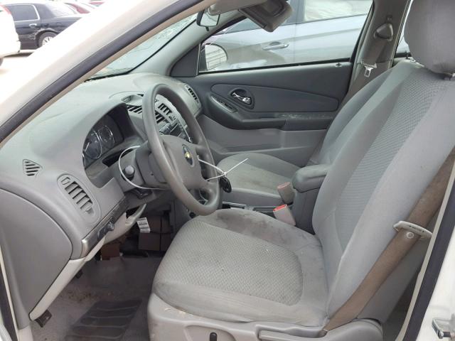 1G1ZS58N07F146560 - 2007 CHEVROLET MALIBU LS WHITE photo 5