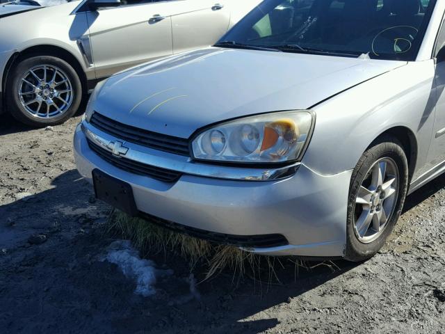 1G1ZT62855F293802 - 2005 CHEVROLET MALIBU MAX ვერცხლისფერი ფოტო 9