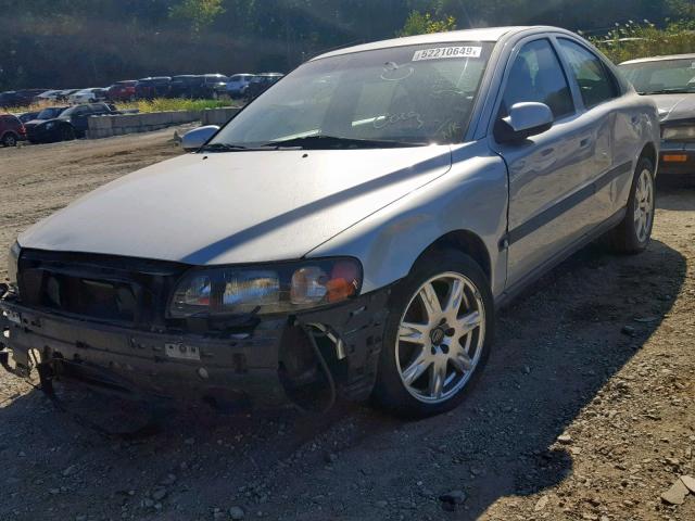 YV1RH58D622119337 - 2002 VOLVO S60 2.5T SILVER photo 9