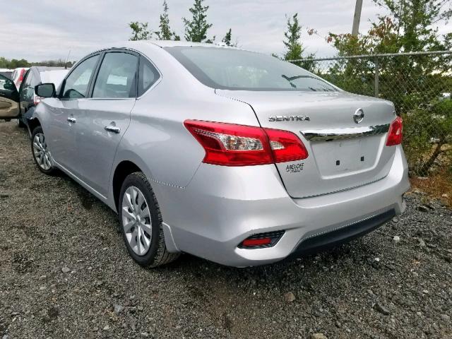 3N1AB7AP1GL659756 - 2016 NISSAN SENTRA S SILVER photo 3