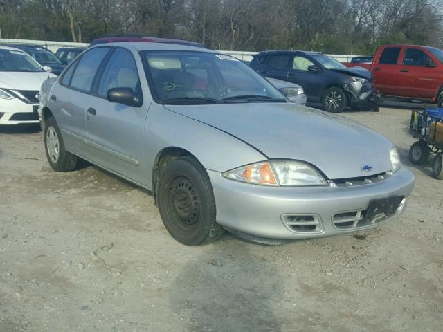 1G1JF524017335406 - 2001 CHEVROLET CAVALIER L SILVER photo 1